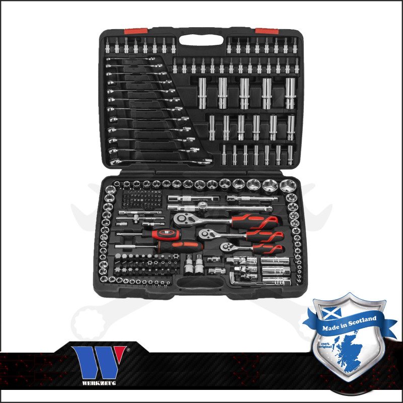 Dugókulcs készlet 1/4" - 3/8" - 1/2" - 216r. Welzh -