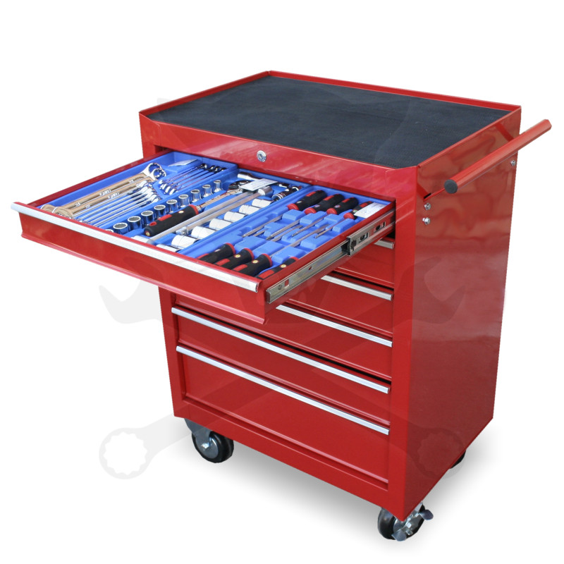 Szerszámos kocsi felszerelt 1. 47 db-os