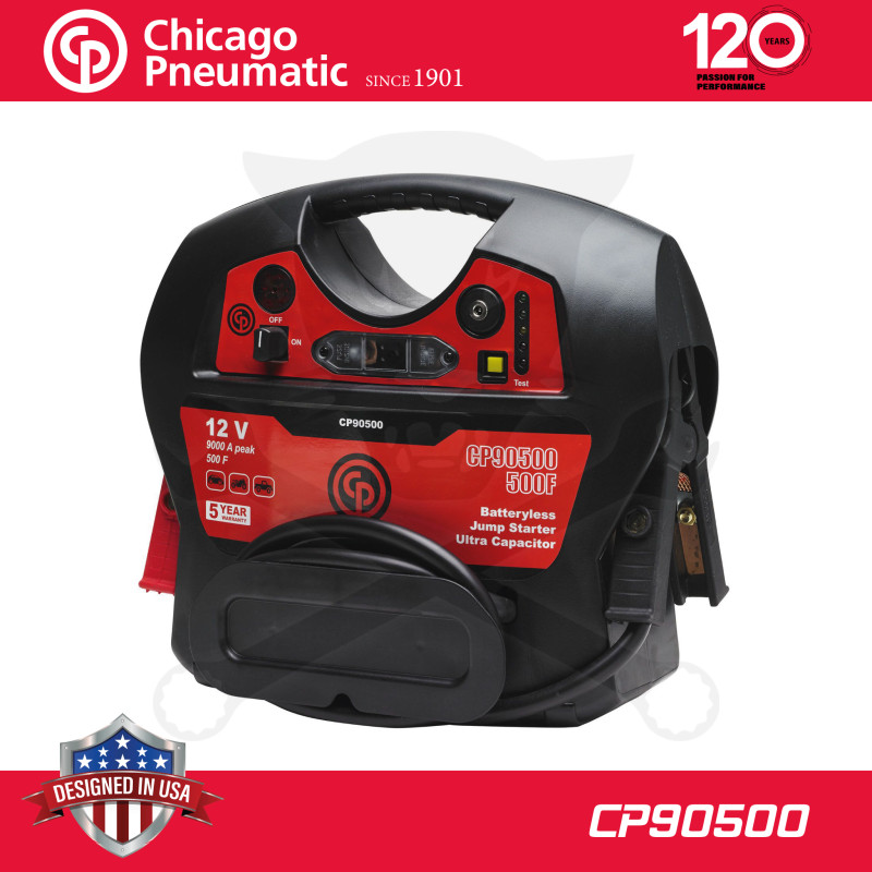 Akkumulátor bikázó-indító (starter) 12 V -9000A 500F UltraKondi Chic(CP90500)