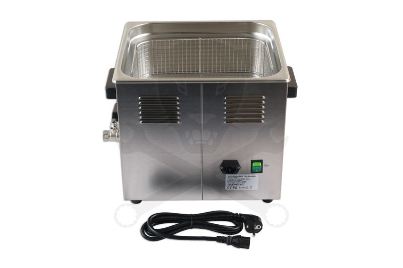 Ultrahangos tisztító berendezés 13 liter 300W + fűtés 400W - Laser