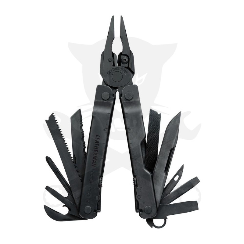 Multifunkciós szerszám Leatherman SuperTool300 Fekete + Molletok -