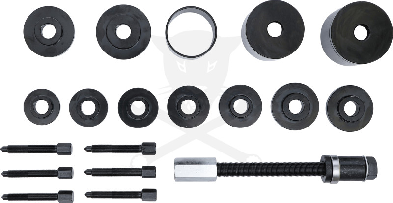 Kerékcsapágy szerelő készlet 21 db-os 55,5 - 84 mm - BGS