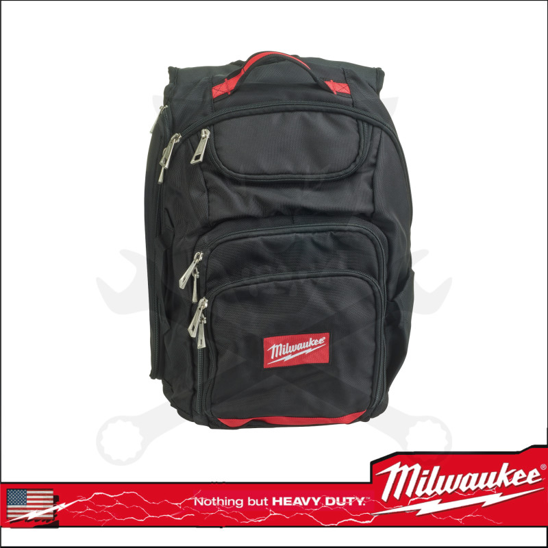Szerszámos táska, hátizsák párnázott nagy tároló 18 zseb - Milwau