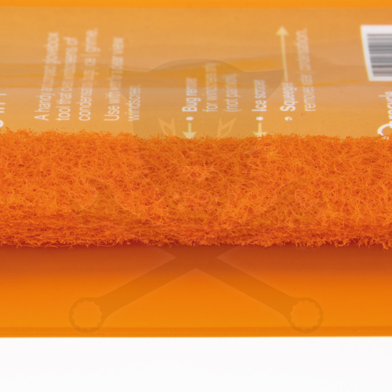 Szélvédő tisztító 3:1-ben: vízcsepp lehúzó, jégkaparó, pára letörlő