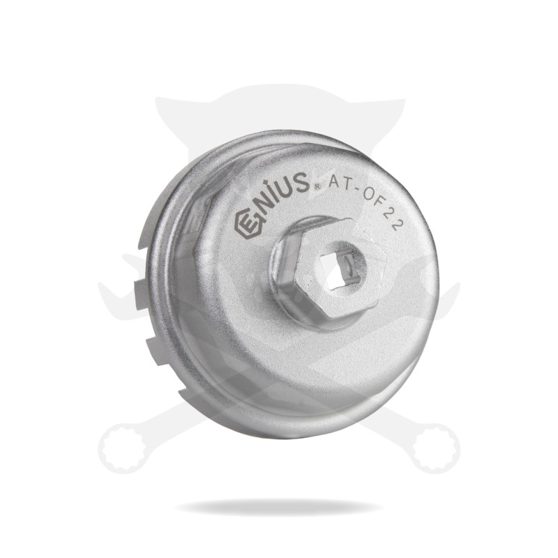 Olajszűrő leszedő dugókulcs 14 lapos, 6-8 henger 64,5 mm-es 3/8" Genius