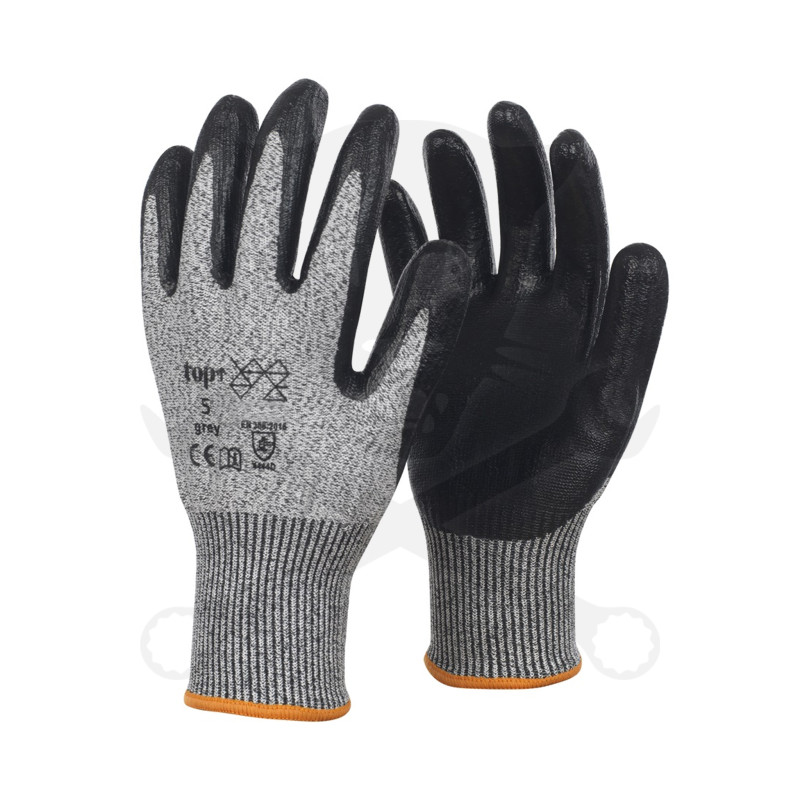 Vágásbiztos kesztyű 10/XL-es Vágásbiztos, nitril mártott