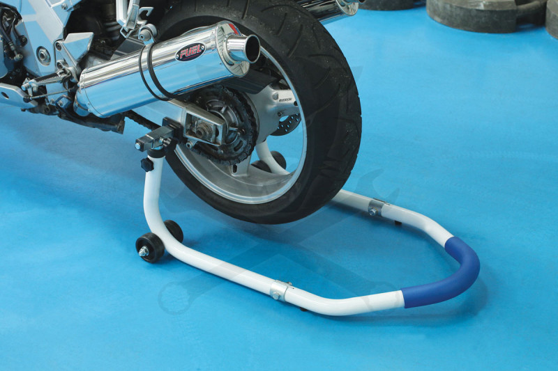 Motorkerékpár alátámasztó 2:1-ben első+hátsó 200 kg-os teherbírás