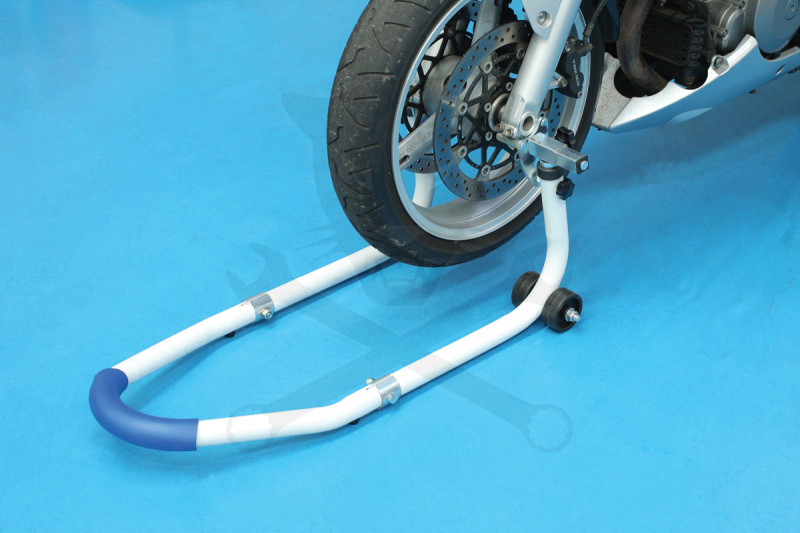 Motorkerékpár alátámasztó 2:1-ben első+hátsó 200 kg-os teherbírás