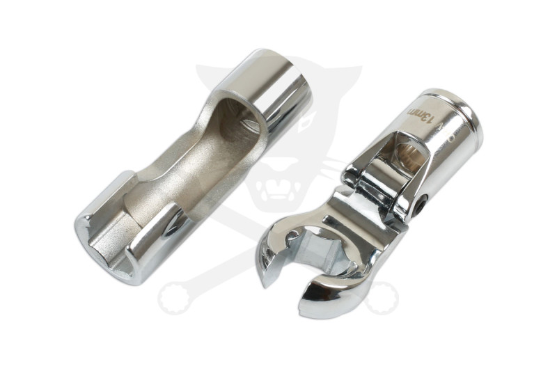 Dugókulcs és adapter készlet 13 mm, 1/4" - 3/8" -AT18