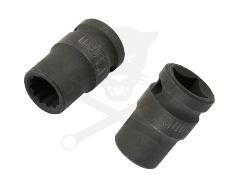 Légkulcsfej 1/2" 13 mm rövid 12 lapú 38 mm -SAF tengelyekhez