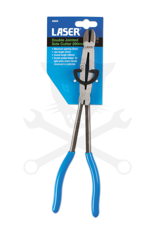 Fogó hosszú oldalcsípő - áttételes - 290 mm