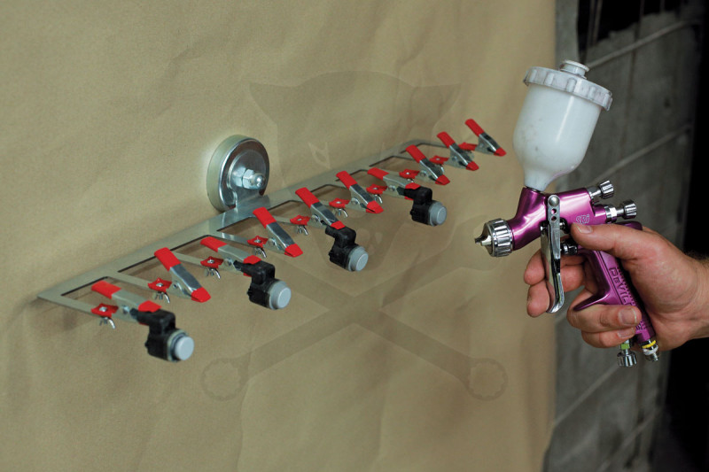 Mágneses 10 db-os csipeszes parkolószenzor fényező tartókonzol