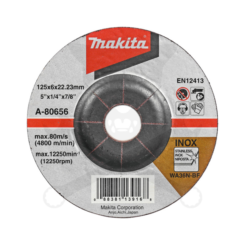 Vágókorong 125 x 6.0 x 22.23 mm INOX 80m/s - Makita