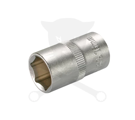 Dugókulcs - crowafej 1/2" 6 lap normál ProTorque 16 mm