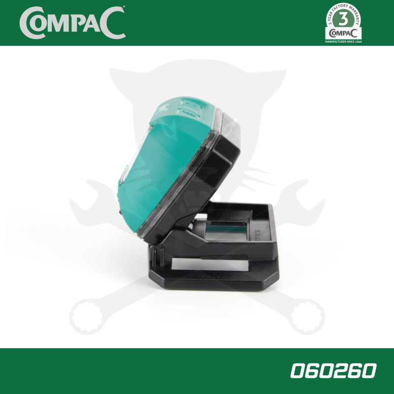 Szerelőlámpa - Krokodilhoz akkus USB okos LED lámpa+szenzor COMPAC CSL