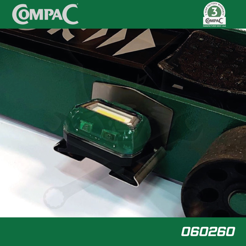 Szerelőlámpa - Krokodilhoz akkus USB okos LED lámpa+szenzor COMPAC CSL