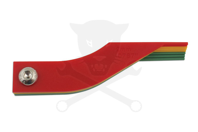 Fékbetét vastagságmérő szett - színjelőlt kivitel - Laser