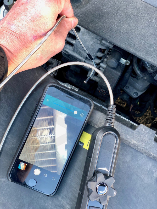 Videoszkóp - kijelző nélküli - WIFIs - 4.5 mm-es flexibilis 0-180 fok