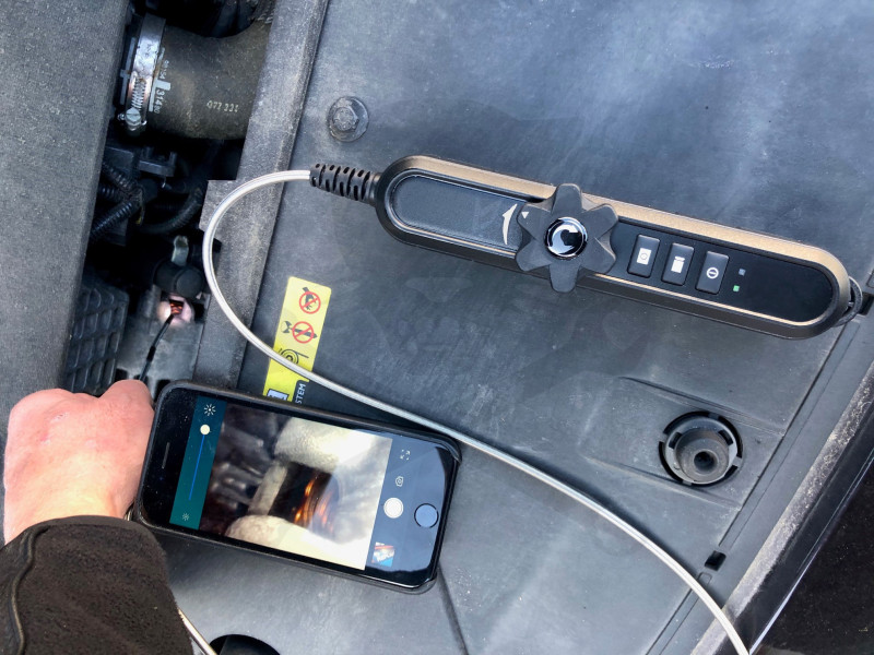 Videoszkóp - kijelző nélküli - WIFIs - 4.5 mm-es flexibilis 0-180 fok