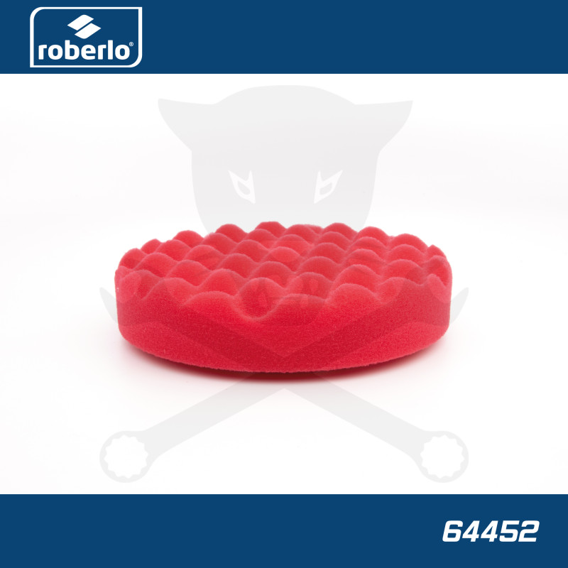 Polírozó szivacs G-MOP 6" - 150x20 mm Finom (piros) - Roberlo