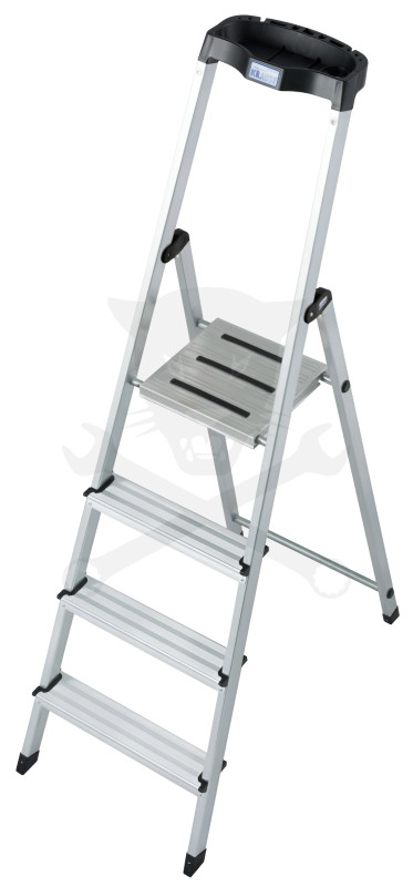 Létra ALU lépcsőfokos álló 1x 4 fokos - Krause Monto SAFETY