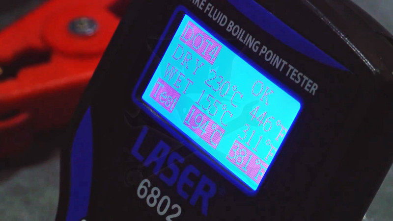 Fékolaj - fékfolyadék forráspont mérő műszer DOT3-4-Super4-5-5.1 MV23