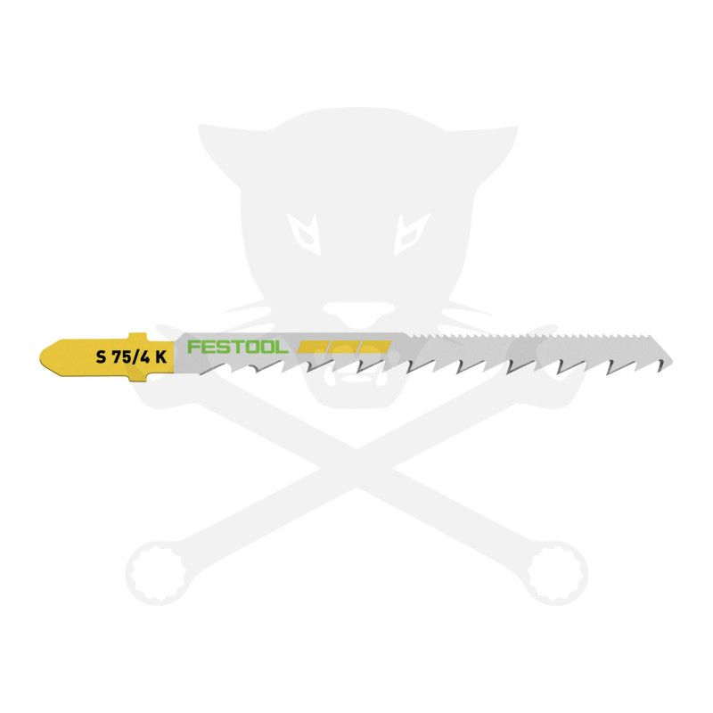 Fűrészlap dekopírfűrészhez, fára 75 mm S 75/4 K/5 - 5db - Festool