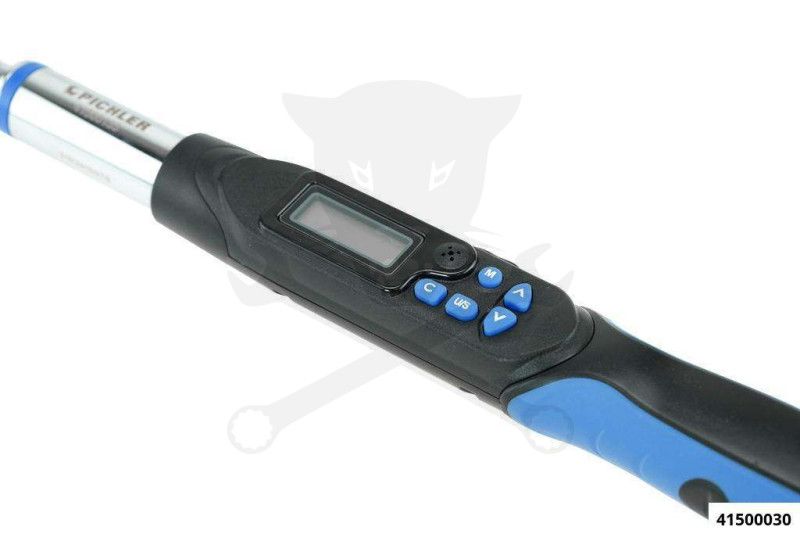 Nyomatékkulcs, digitális + szögelfordulás mérő 1.5-30 Nm 1/4" PICHLER