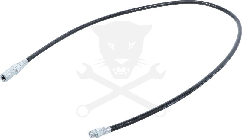 Zsírzócső 30 cm-es M10x1.0-es külső menettel + zsírzófej 1000 mm- BGS