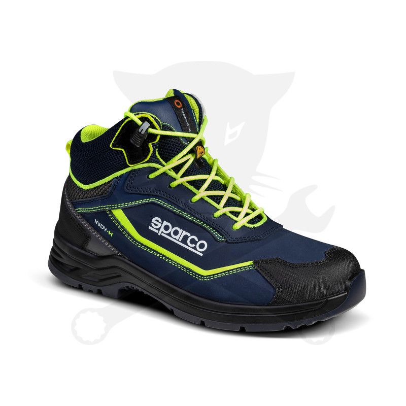 Munkavédelmi bakancs SPARCO - Indy-H Richmond S3S ESD kék-fluo 47-es