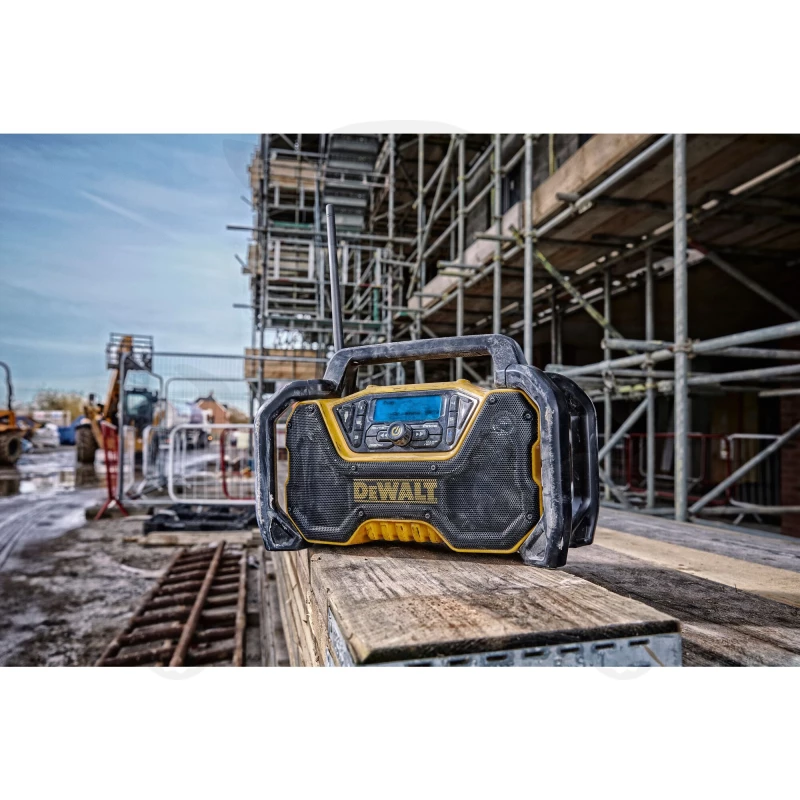 Rádió, akkus 18V AC/DC BLUETOOTH, DAB/FM - akku nélkül - DeWalt
