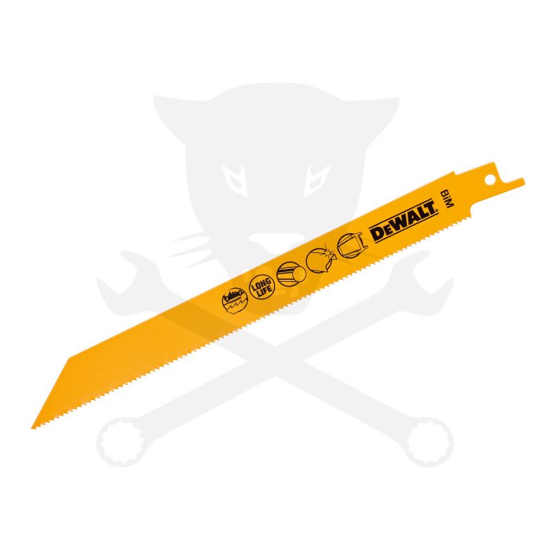 Fűrészlap kardfűrészhez, fémre 203 mm 1.8 T - 1db - DeWalt