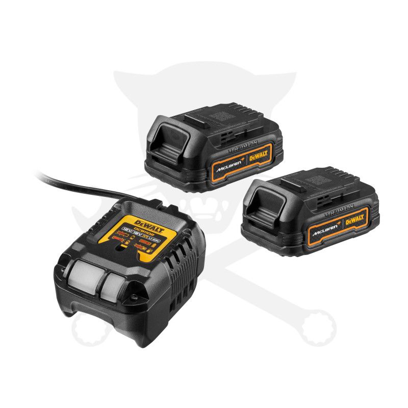 Ütvecsavarozó, akkus 18V 90 Nm 2db 1.7Ah McLaren - DeWalt