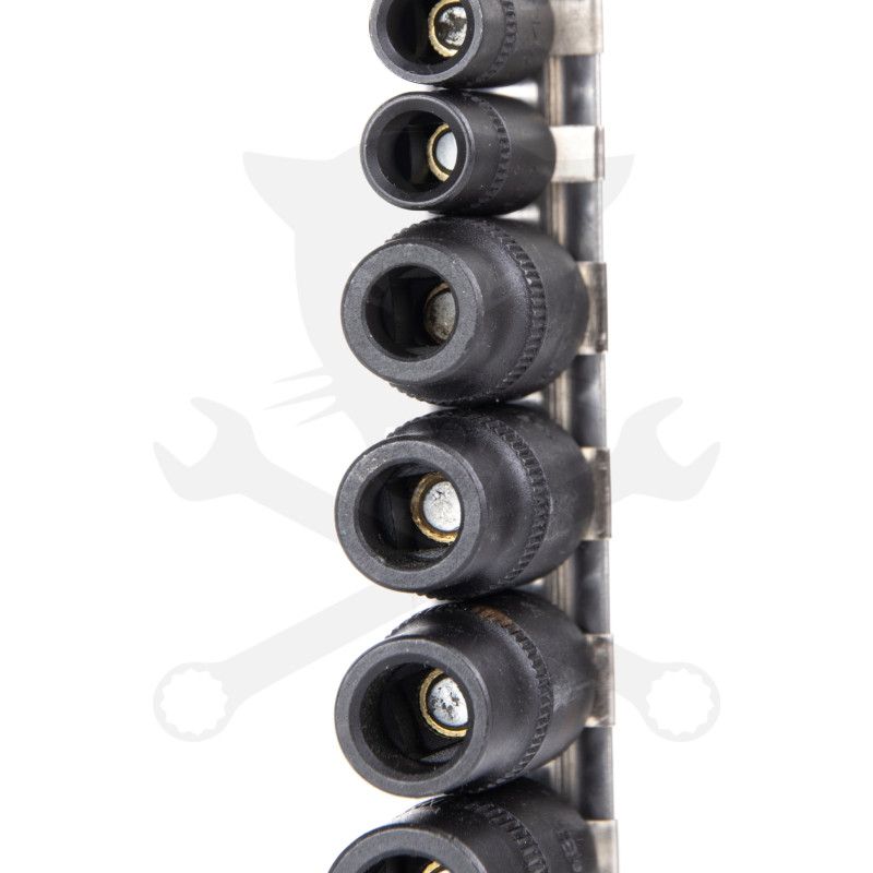 Adapter készlet menetfúrókhoz 10 db-os 4 lapú M1.5-M12 -mágneses