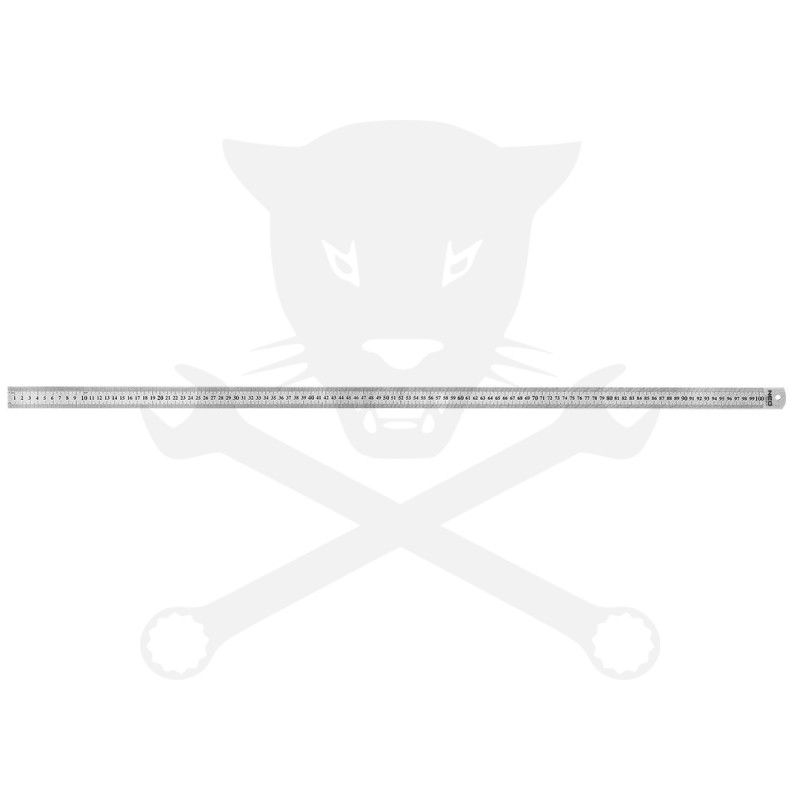 Vonalzó, acél, merev 1000 mm rozsdamentes metrikus