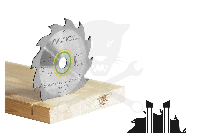 Körfűrészlap, keményfémlapkás fához 160x2.2x20 mm W18 - Festool