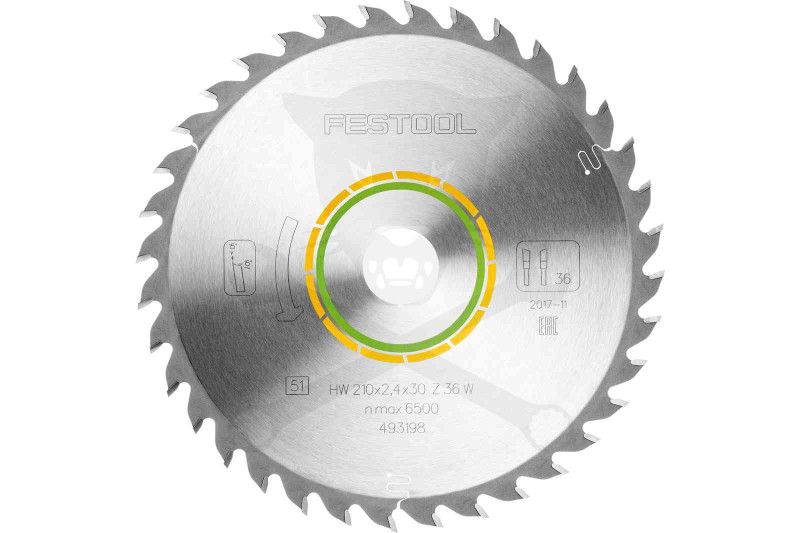 Körfűrészlap, keményfémlapkás fához 210x2.4x30 mm W36 - Festool