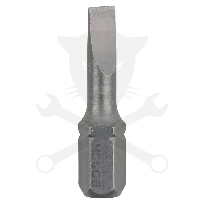 Bit 1/4" Lapos 0.5 x 4.0 x 25 mm - hornyolt 3 db-os - Bosch