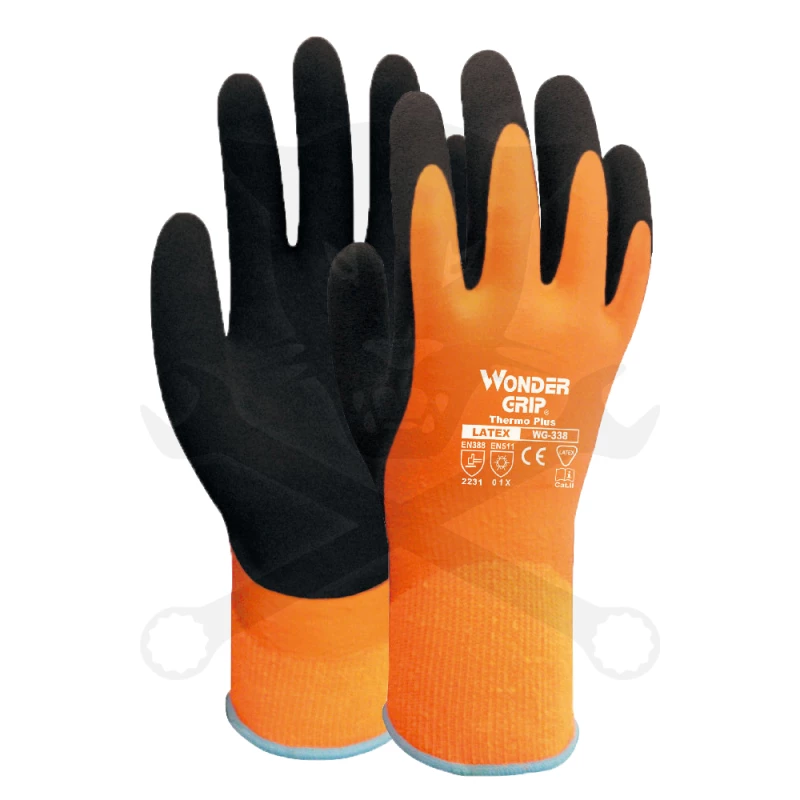 Kesztyű - szerelőkesztyű - TÉLI Latex - vízálló - TouchScreen 9/L