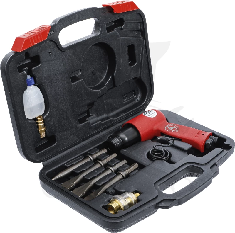 Levegős vésőgép készlet 8 db-os - hatlapú befogás - Kraftman