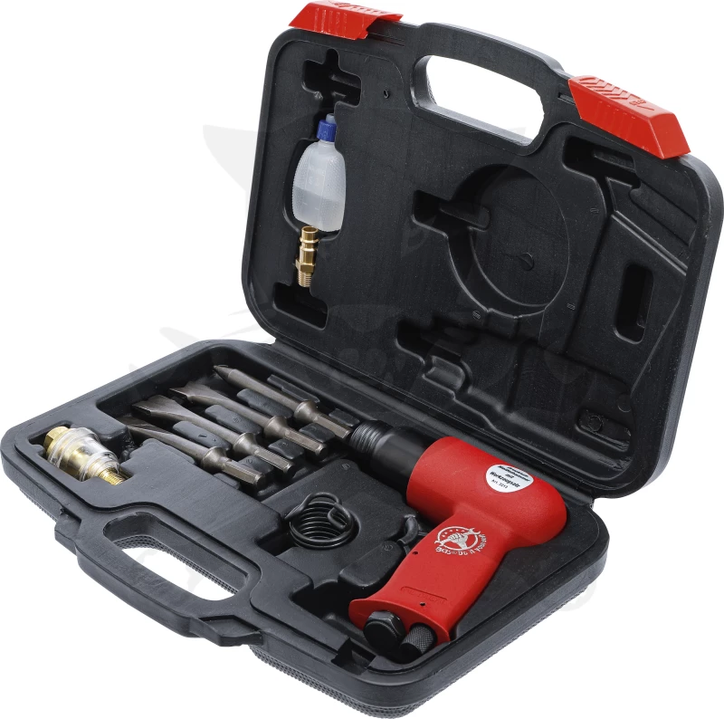 Levegős vésőgép készlet 8 db-os - hatlapú befogás - Kraftman