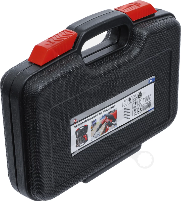 Levegős vésőgép készlet 8 db-os - hatlapú befogás - Kraftman