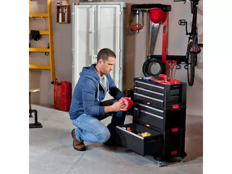 Szerszámos láda - tárolórendszer 3 az 1-ben 6 fiókos - ToolChest - KETER