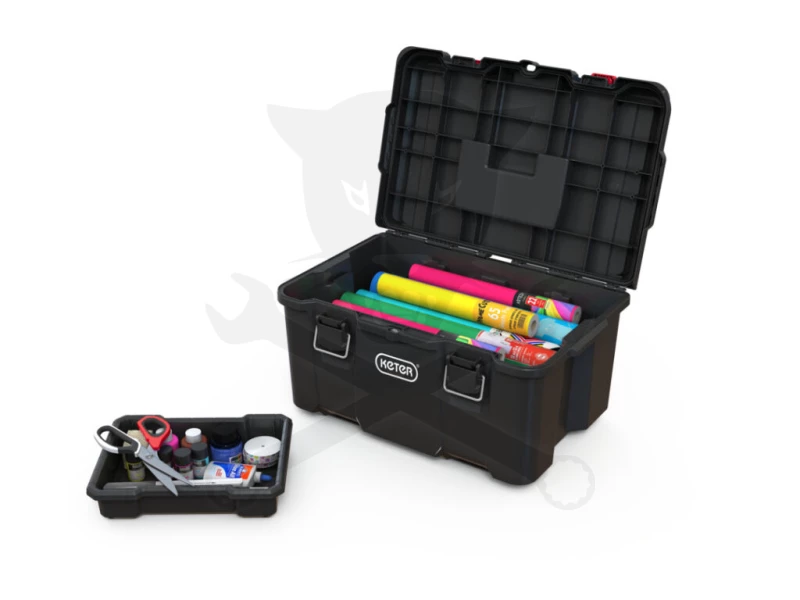 Szerszámos láda, gurulós - 150 L tárolórendszer Stack'N'Roll - KETER