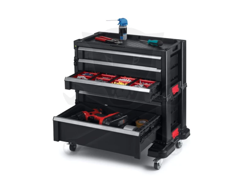 Szerszámos láda - tárolórendszer 2 az 1-ben 5 fiókos - ToolChest - KETER