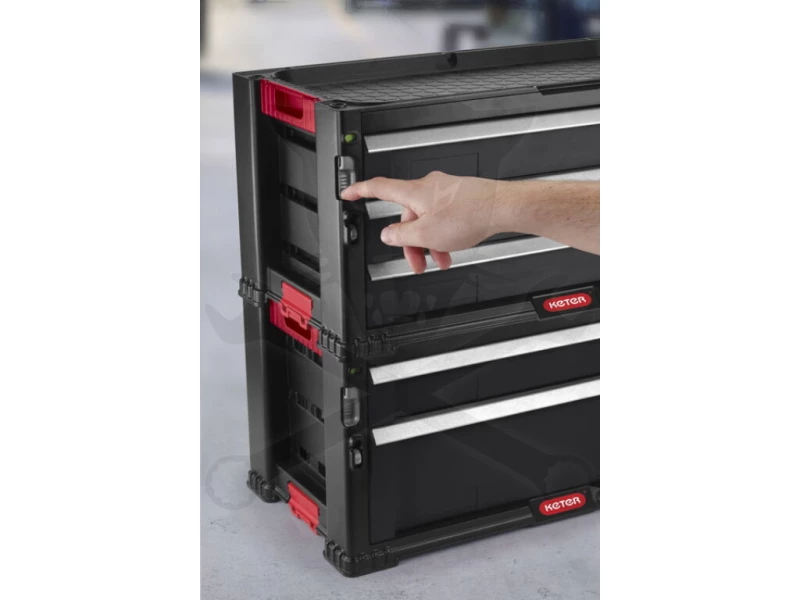 Szerszámos láda - tárolórendszer 2 az 1-ben 5 fiókos - ToolChest - KETER