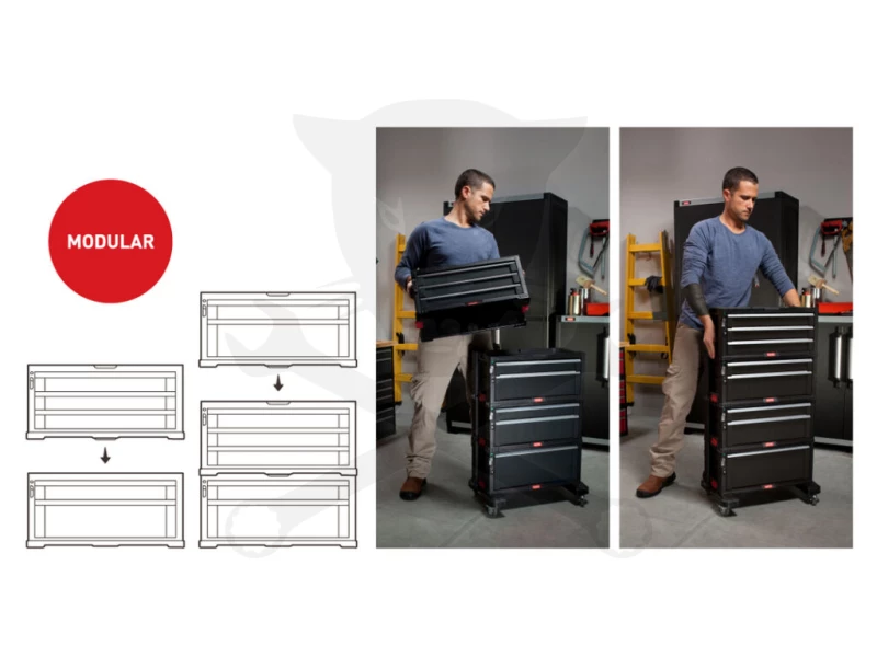 Szerszámos láda - tárolórendszer 2 fiókos - ToolChest - KETER