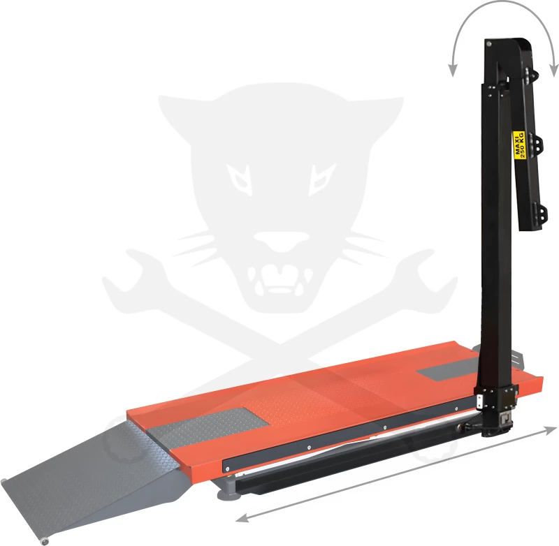 Motorkerékpár szerelő/emelő állvány 600 kg-hoz emelő kar - Marolo