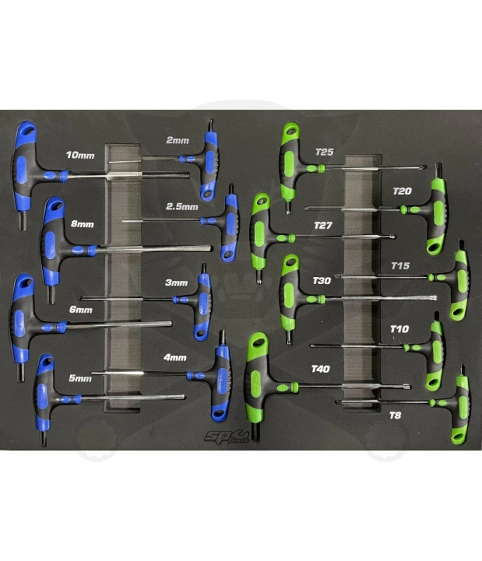 Szerszámkészlet, tálcás 14 db-os - SP Tools