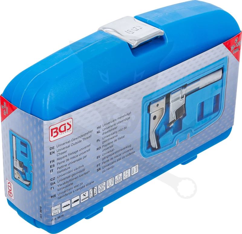 Menetjavító - menetmetsző külső menetekhez átm.35-130 mm - Univerzális